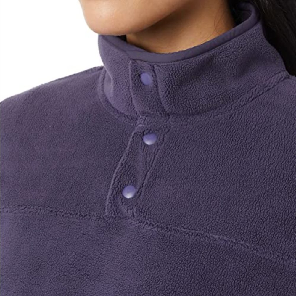 32 Degrees Heat Midweight Snap Arctic Fleece Pullover Szl View 3
